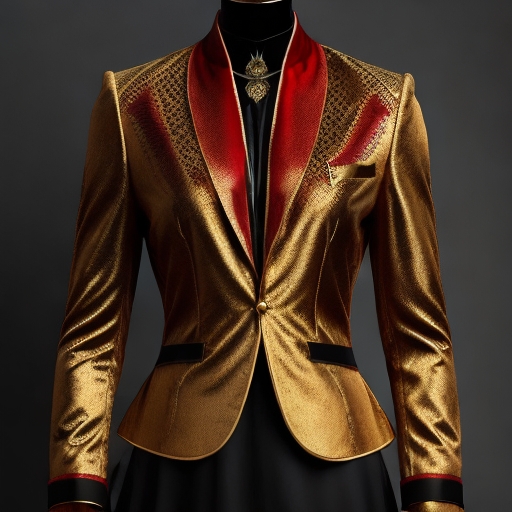 Dazzling Gold color coat